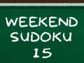 Mchezo Sudoku ya Mwishoni mwa Wiki 15 online