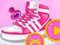 Mchezo Mbunifu wa viatu vya sneaker wa nyota wa pop online