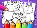 Mchezo Kitabu cha Rangi cha Peppa Pig online