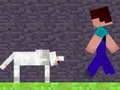 Mchezo Steve na Wolf online