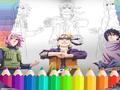 Mchezo Kitabu cha Rangi cha Naruto Shippuden online