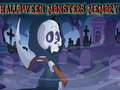 Mchezo Kumbukumbu za Halloween Monsters online