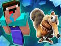 Mchezo Noob Parkour: Enzi ya Theluji online