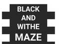 Mchezo Maze Nyeusi na Nyeupe online