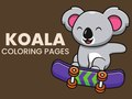 Mchezo Kurasa za kupaka koala online