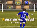 Mchezo Messi dhidi ya Ronaldo Kick Tac Toe online