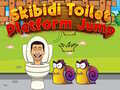 Mchezo Kuruka Jukwaa la Skibidi Toilet online