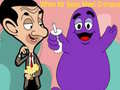 Mchezo Wakati Bw. Bean anakutana na Grimace online