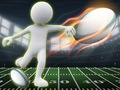 Mchezo Stickman Rugby Kukimbia na Kupiga online