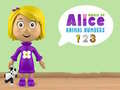 Mchezo Dunia ya Nambari za Wanyama wa Alice online