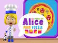 Mchezo Ulimwengu wa Alice: Puzzle ya Chakula online