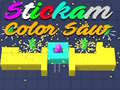 Mchezo Stickman Rangi Saw online