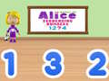 Mchezo Ulimwengu wa Alice: Ufuatiliaji wa Namba online