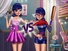 Mchezo Msichana Mwema vs Msichana Mbaya online