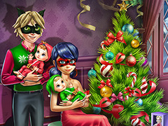 Mchezo Krismas ya Familia ya Dotted online