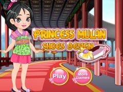Mchezo Kubuni viatu vya princess Mulan online