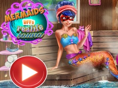 Mchezo Mermaids BFFs Halisi Sauna online