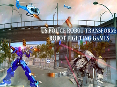 Mchezo Roboti wa Polisi wa Marekani: Kubadilishwa - Michezo ya Mapigano ya Roboti online
