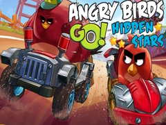 Mchezo Angry Birds Go! Nyota zilizofichwa online