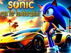 Mchezo Sonic Kimbia kwa Lamborghini online
