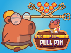 Mchezo Wokolea watoto wa capybara Pull Pin online