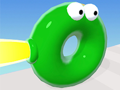 Mchezo Mashindano ya Bouncy Blob: Kozi ya Vizuwazi online
