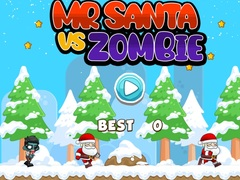 Mchezo Bwana Santa Dhidi ya Zombie online