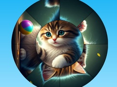 Mchezo Puzzle za Mduara: Kusanya Picha za Bunde za Panya online