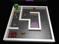 Mchezo Labirinti la 3D na Roboti online