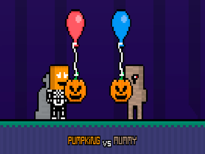 Mchezo Pumpking vs Mummy online
