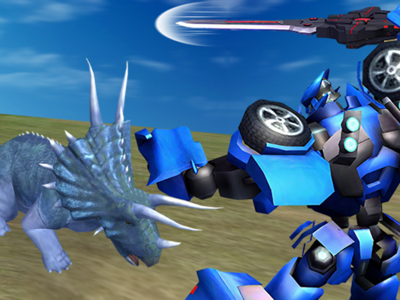 Mchezo Jurassic Dinosaur Mech vita online