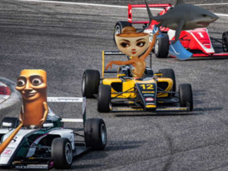 Mchezo Brainrot tung tung racing online