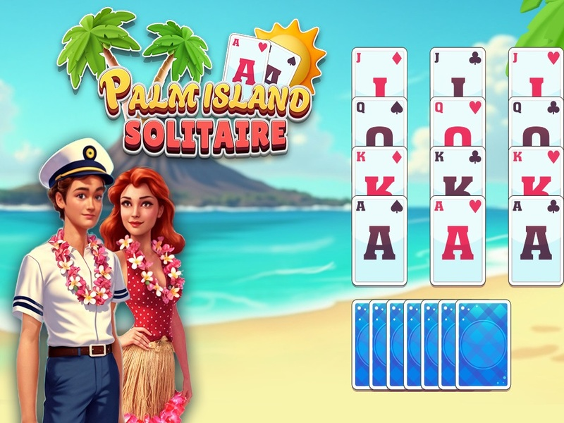 Mchezo Palm Island Solitaire online