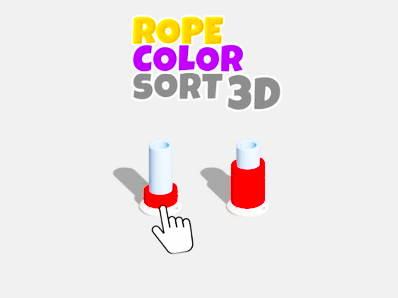 Mchezo Kamba ya rangi ya kamba 3D online