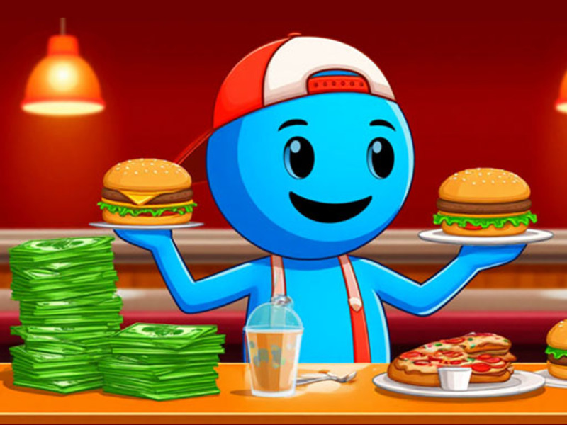 Mchezo Simulator ya Mkahawa: Burger & Pizza online