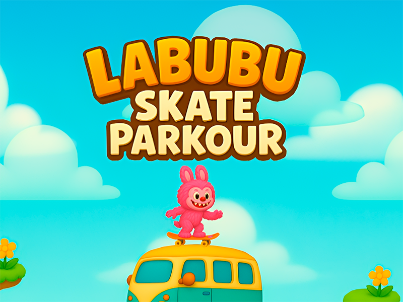 Mchezo Labubu Skate Parkour online