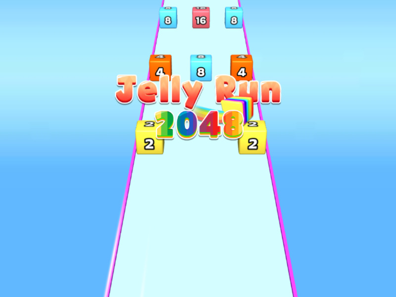Mchezo Jelly Run 2048 online