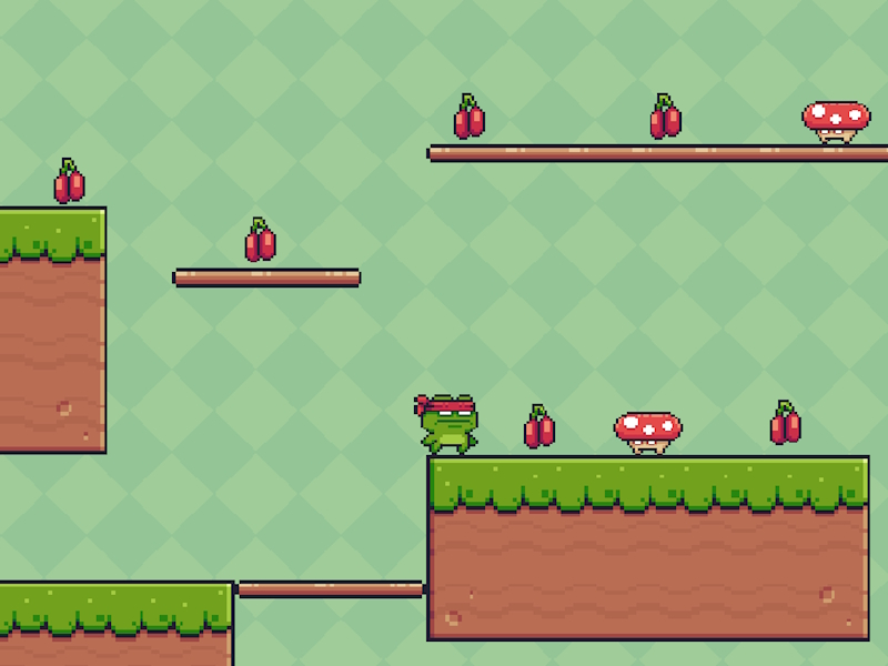Mchezo Frog adventure online