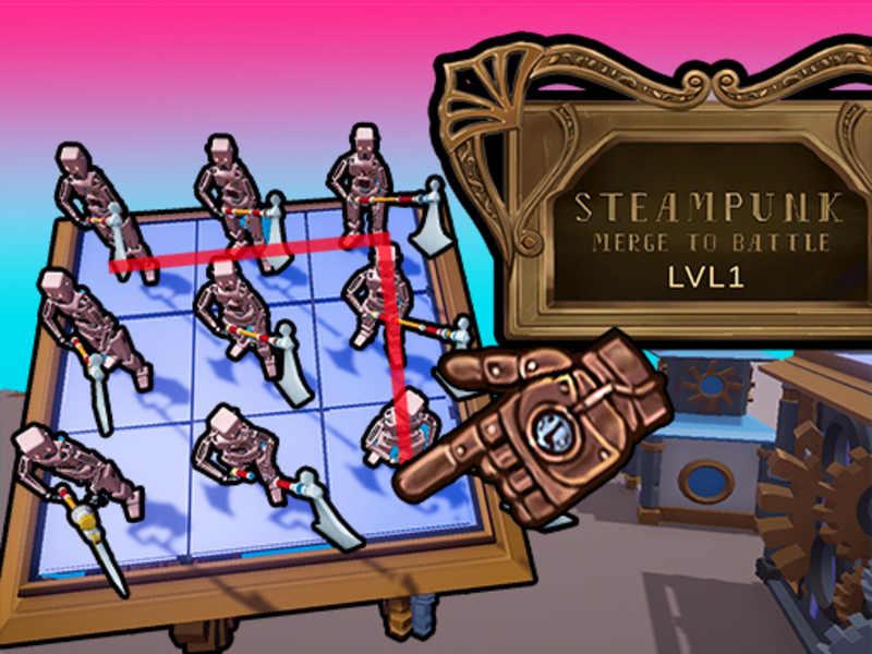 Mchezo Steampunk unganisha vita online
