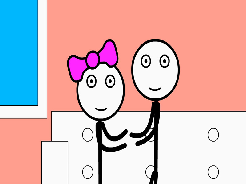Mchezo Magereza ya Stickman na upendo online
