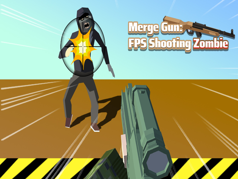 Mchezo Unganisha bunduki FPS risasi zombie online