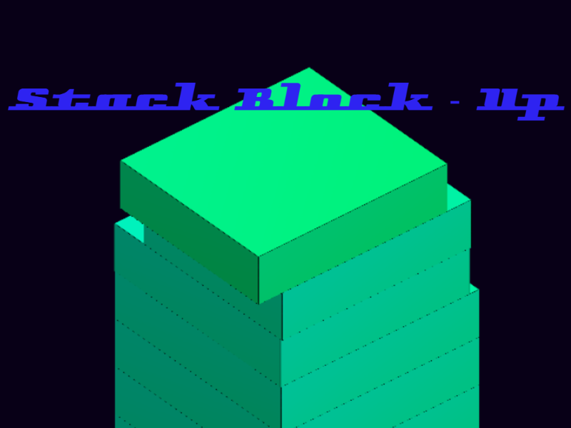 Mchezo Stack block- juu online