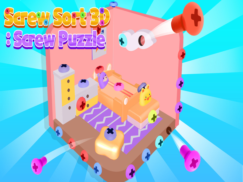 Mchezo Screw aina 3D: screw puzzle online