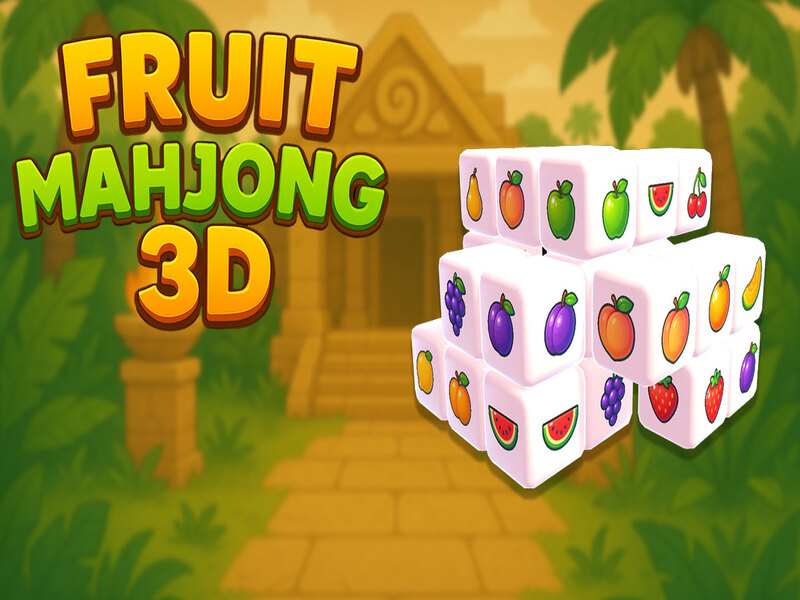 Mchezo Matunda Mahjong 3d online