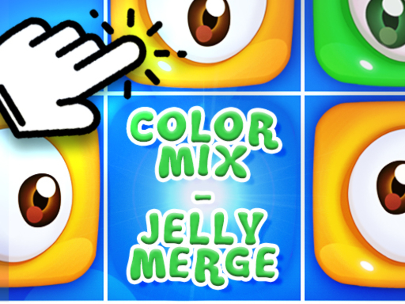 Mchezo Mchanganyiko wa rangi- Jelly Unganisha online