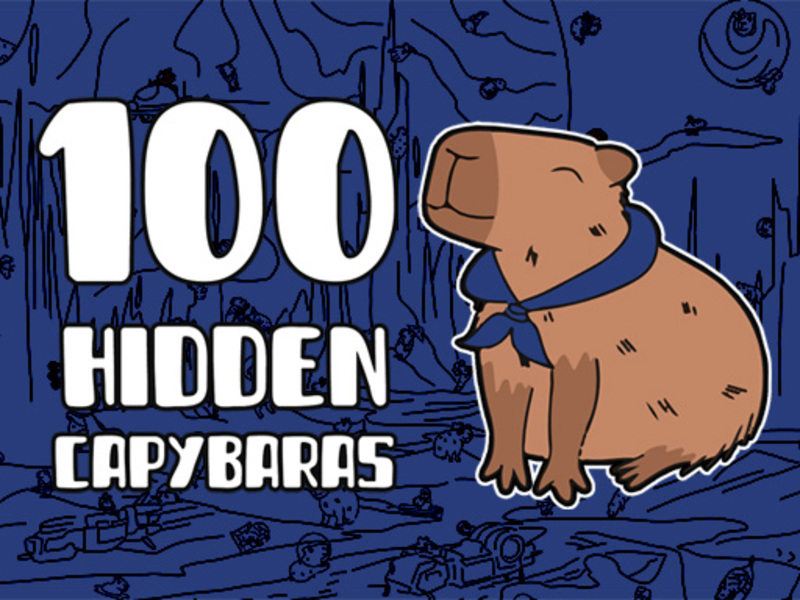 Mchezo 100 Siri Capybaras online