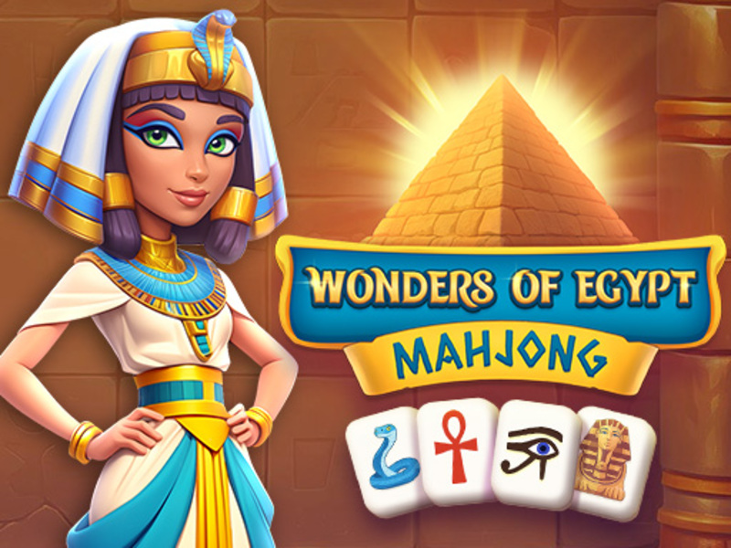 Mchezo Maajabu ya Misri Mahjong online