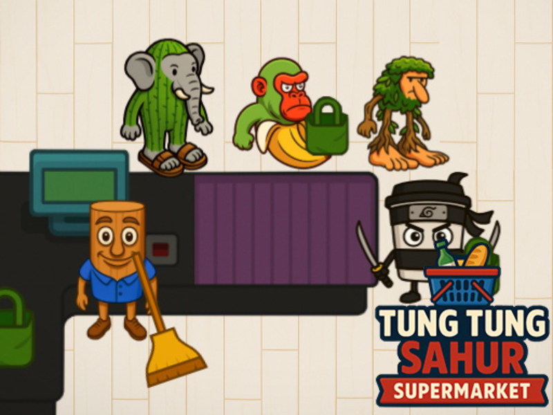 Mchezo Tung Tung Sahur Supermarket online
