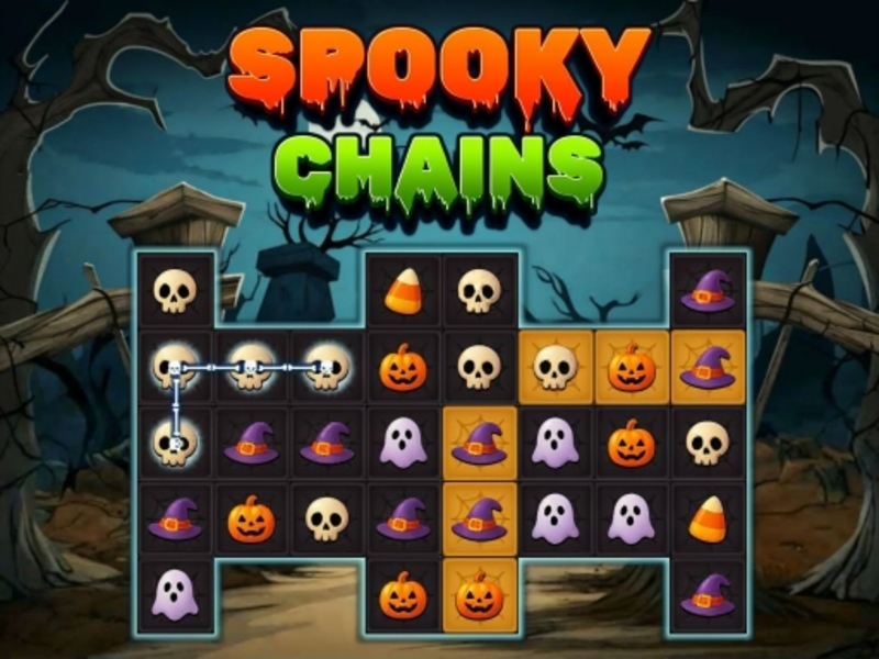 Mchezo Minyororo ya Spooky online