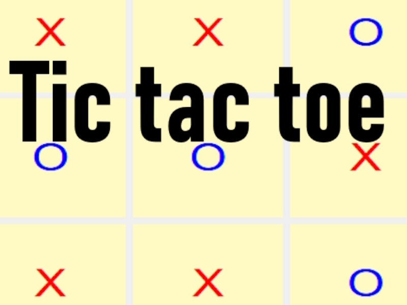 Mchezo Tic tac toe online